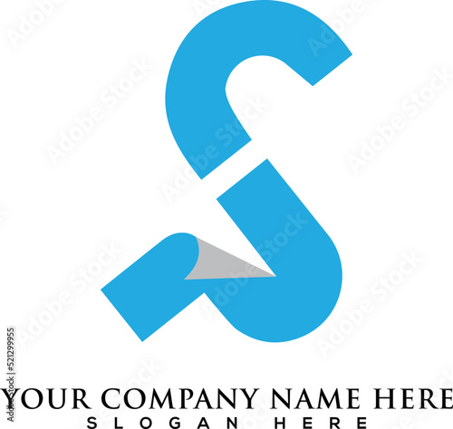 design 
concept creative logo Creative Initials Letters ( s+p )