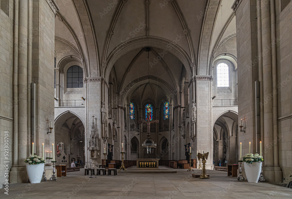 St.-Paulus-Dom in Münster - Blick in den Chorraum