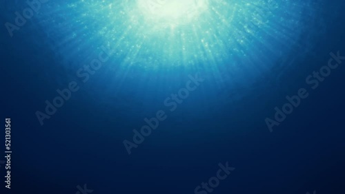 海中の光 Sparkling light in the deep undersea