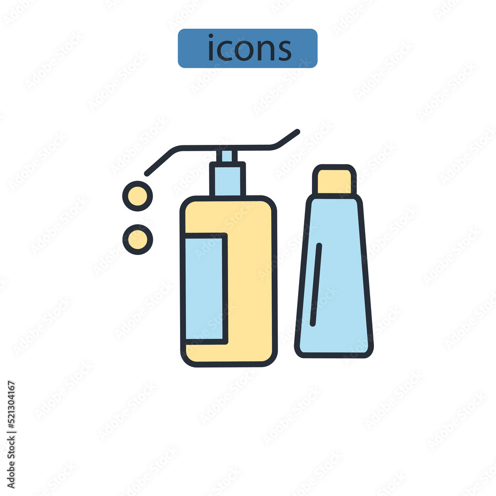 Household icons symbol vector elements for infographic web Household icons symbol vector elements for infographic web