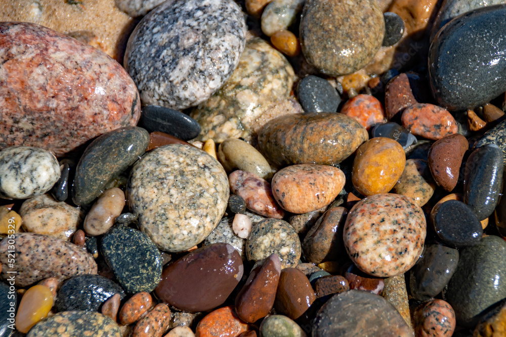 rocks on a beach rocks on a beach