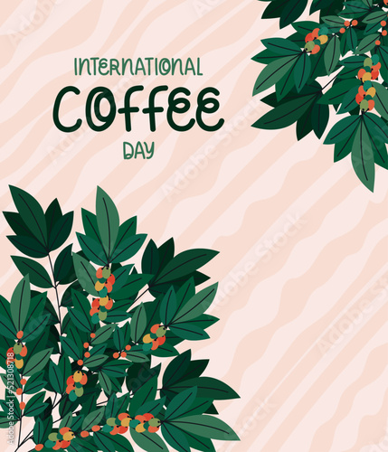 international coffee day card