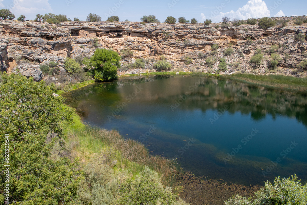 Montezuma's Well Cliff Dwellings where the Hopi Native Americans Lived Montezuma's Well Cliff Dwellings where the Hopi Native Americans Lived