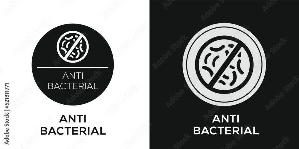 Creative (Anti bacterial) Icon, Vector sign.