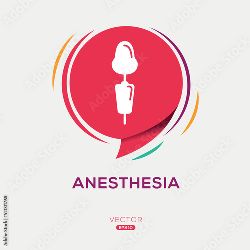 Creative (Anesthesia) Icon, Vector sign.