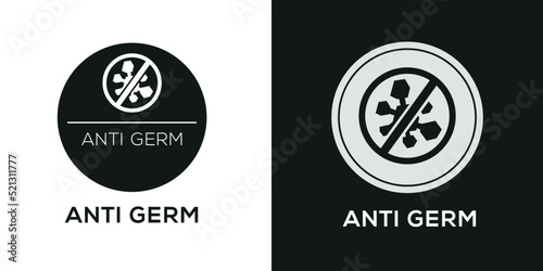 Creative (Anti germ) Icon, Vector sign.