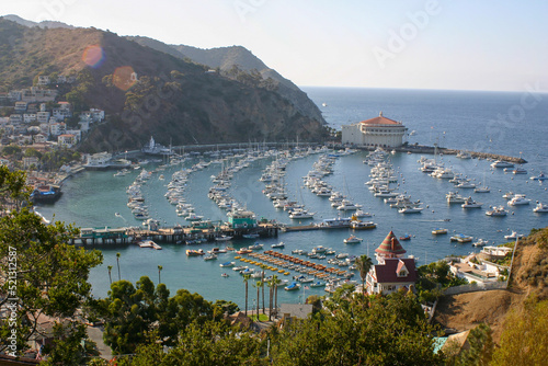 The Beautiful Avalon Casino Point and Casino off the Coast of California