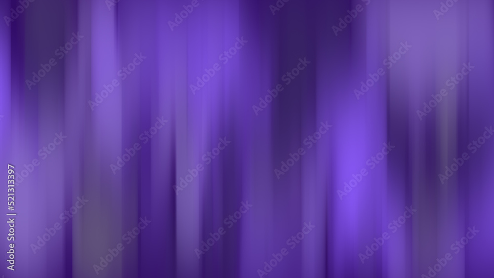 Twisted vibrant gradient blurred of purple colors with smooth movement of the gradient in the frame with copy space. Abstract vertical lines halloween concept