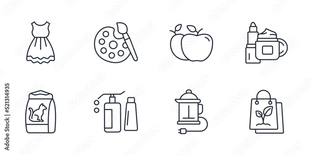 shopping, e-commerce icons set . shopping, e-commerce pack symbol vector elements for infographic web shopping, e-commerce icons set . shopping, e-commerce pack symbol vector elements for infographic web
