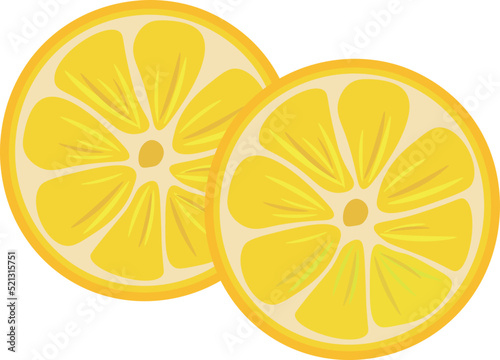 Rodajas de naranja ilustración