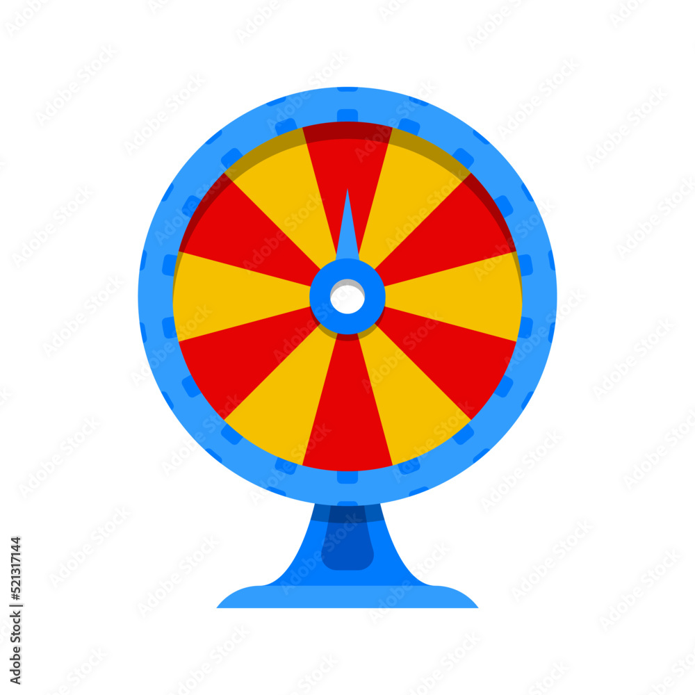 Fortune Wheel isolated on white background Fortune Wheel isolated on white background