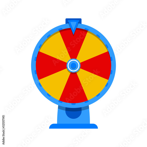 Fortune Wheel isolated on white background