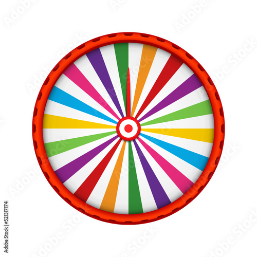 Fortune Wheel isolated on white background