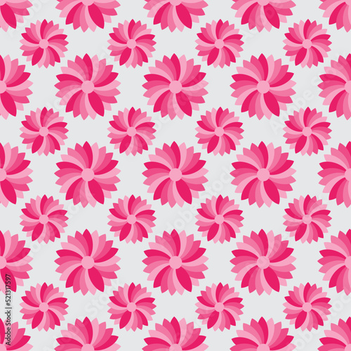 pink flowers texture seamless pattern