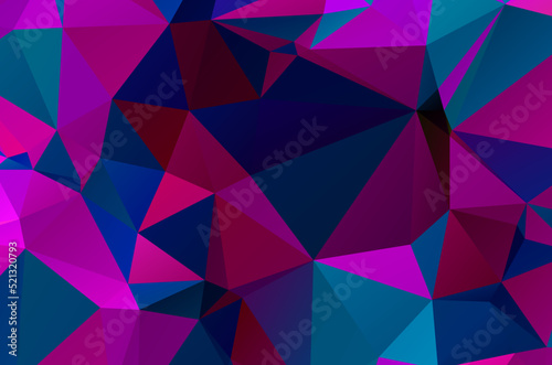 Geometric design for business presentations or web. Colorful swirl rainbow polygon background or frame. Abstract Rectangle