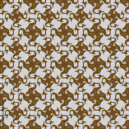 swastika batik java seamless pattern