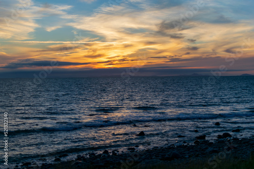 sunset over the sea © Steven Clough
