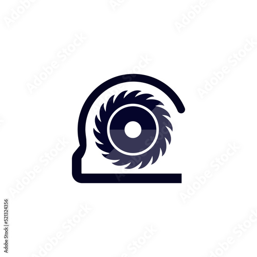 circular saw icon vector design templates