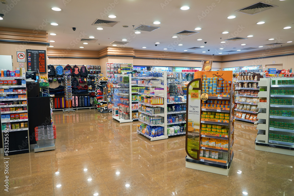 Singapore Circa August 2016 7 Eleven Store At Singapore Changi