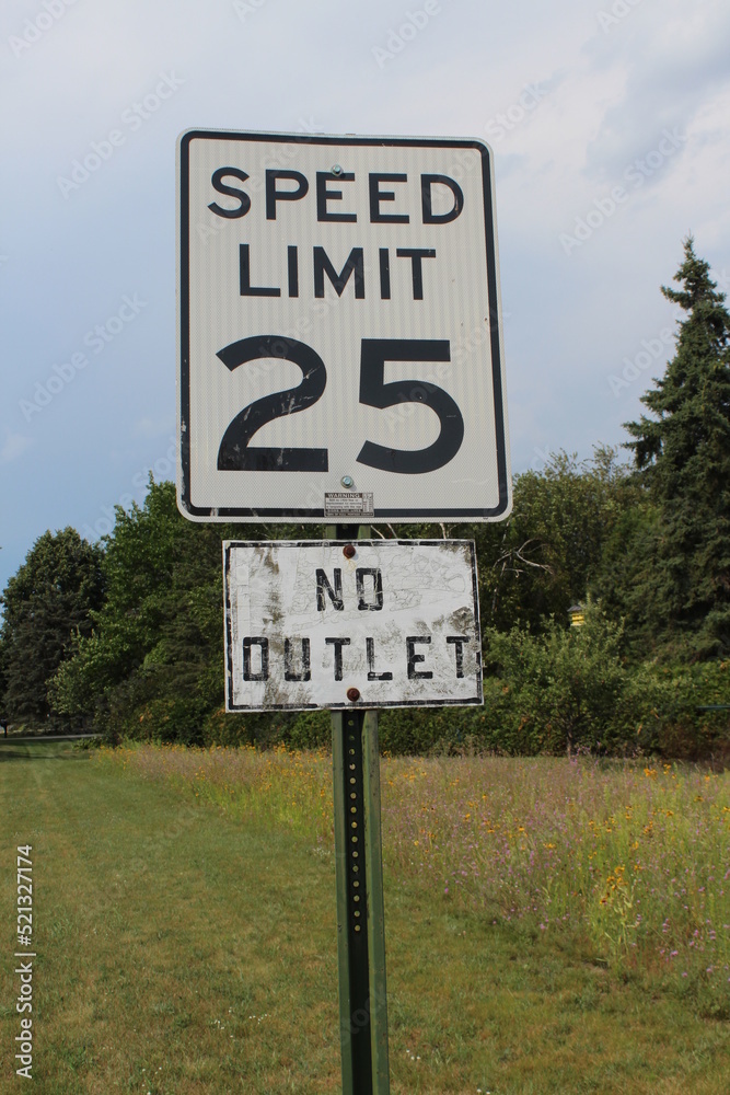 limit sign limit sign