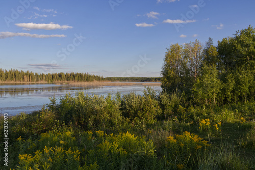 A Summer Evening at Astotin Lake