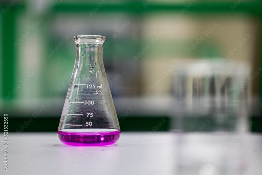 Scientist working Titration technique in the laboratory. Scientist working Titration technique in the laboratory.
