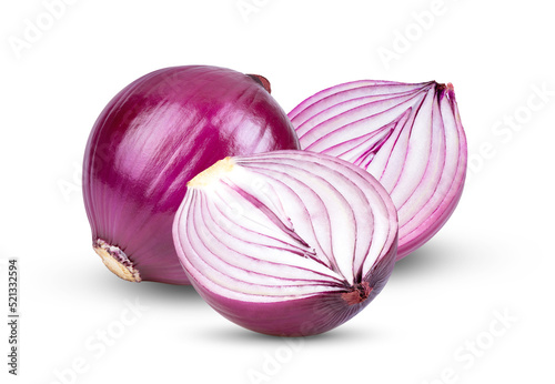 Onion isolated on white