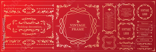 マスタ高級感のあるカードデザイン。アンティークな装飾デザイン。エレガントな縁の模様。