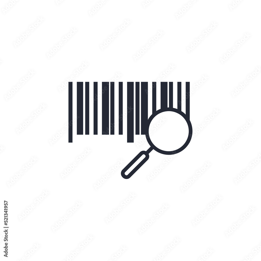Vector sign of the barcode symbol is isolated on a white background. barcode icon color editable. Vector sign of the barcode symbol is isolated on a white background. barcode icon color editable.