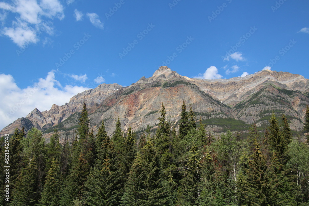 Grand Mountains, Jasper National Park, Alberta Grand Mountains, Jasper National Park, Alberta