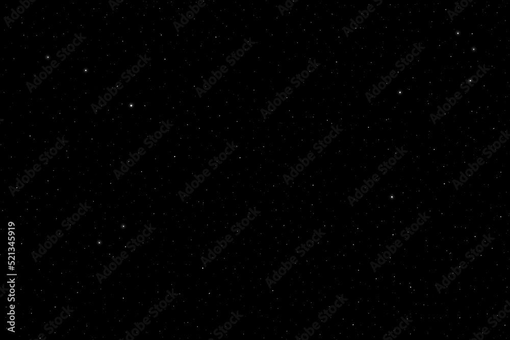 Stars in space.  Galaxy space background.  Glowing stars in the night. 
