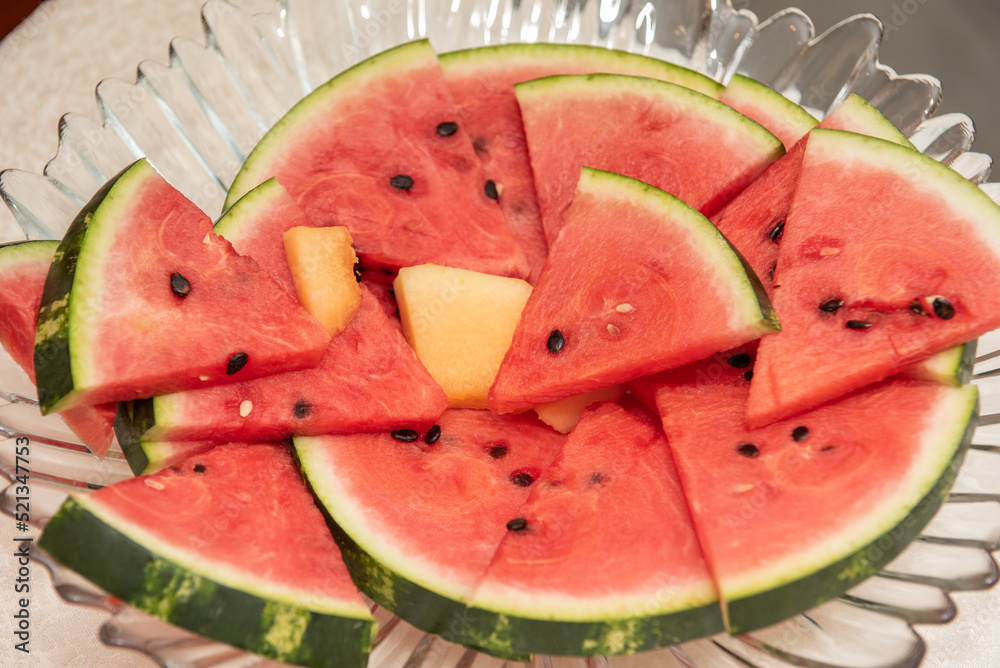 fresh and red sliced watermelon fresh and red sliced watermelon