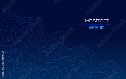 Futuristic abstract background. Server, internet, speed. Futuristic tunnel HUD. Motion graphics for an abstract data center .  wireframe ,dark 
 background and  Dotted texture template.
