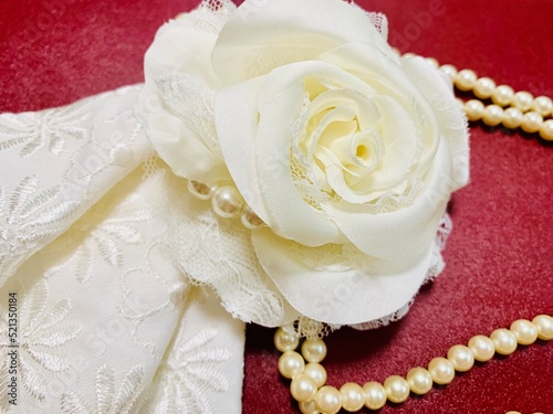 rose and pearls