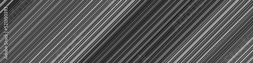 Dark black geometric grid diagonal lines background. Modern dark abstract vector texture