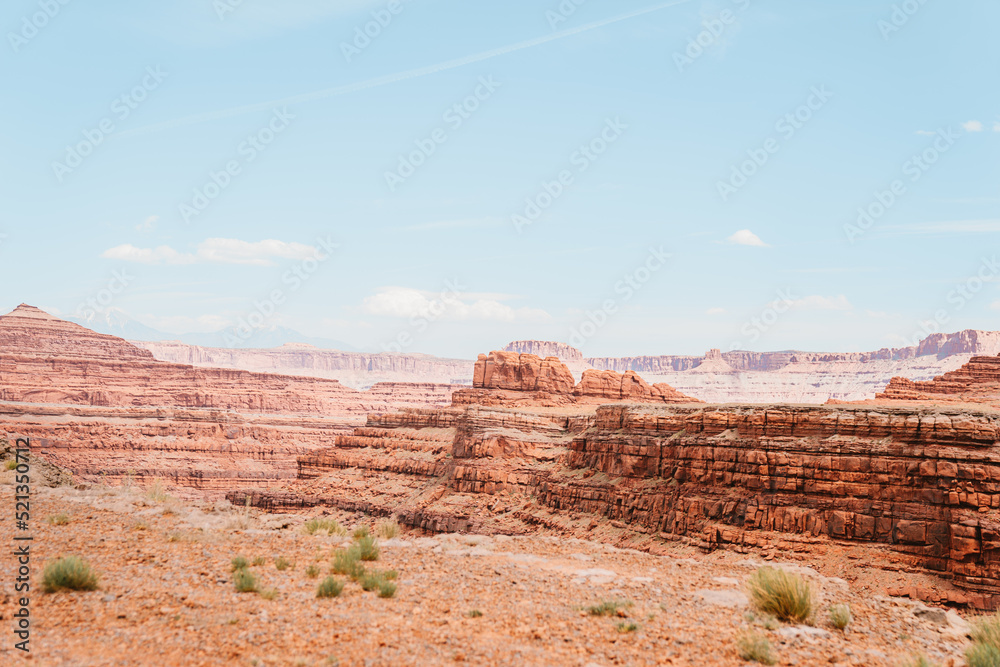 Canyon lands in Utah