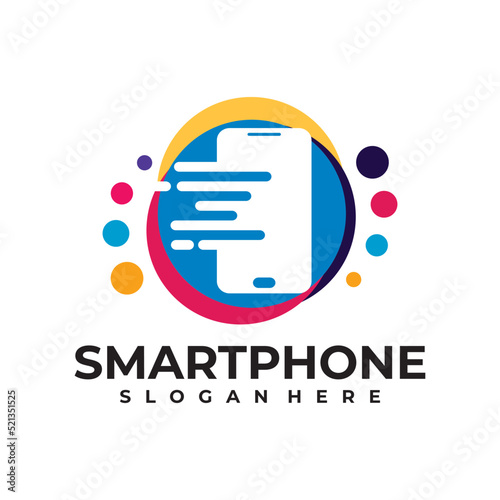 phone logo vector design template