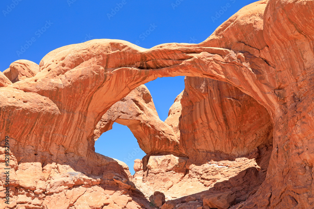 Double Arch in Arches National Park, Utah, USA