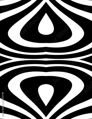 Black Water Surface Seamless Pattern. Vector Sea Ripple. Abstract Distort Background with Waves. Swimming Pool Illustration.Wavy Seamless .Pattern with Gradient. Abstract Vector Swirl Background
