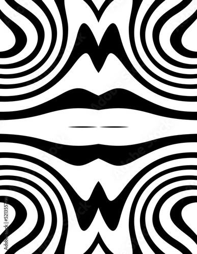 Black Water Surface Seamless Pattern. Vector Sea Ripple. Abstract Distort Background with Waves. Swimming Pool Illustration.Wavy Seamless .Pattern with Gradient. Abstract Vector Swirl Background