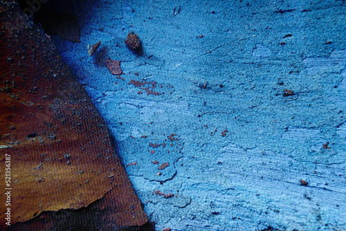 Old wall blue texture abstarct