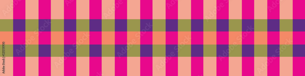 simple pink plaid seamless vector classic pattern