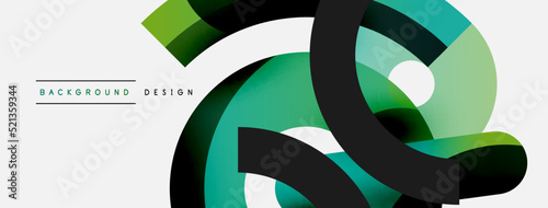 Circle abstract background. Vector illustration for wallpaper banner background card or landing page