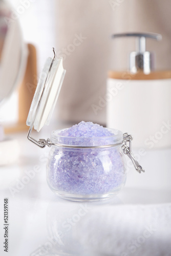 Bath salts with lavender