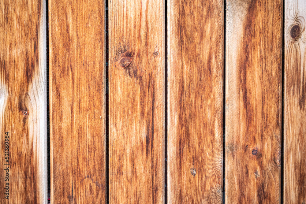 Wooden background macro .fence made of planks