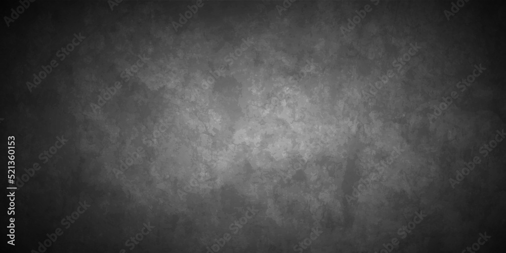 Dark Black stone concrete grunge backdrop texture background anthracite panorama. Panorama dark grey black slate background or texture.