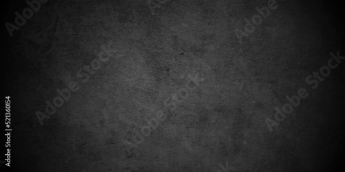 Dark Black stone concrete grunge backdrop texture background anthracite panorama. Panorama dark grey black slate background or texture.