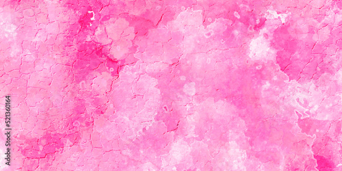 abstract pink watercolor background and pink stone marble wall concrete texture background anthracite panorama. Panorama dark grey and pink background or texture.