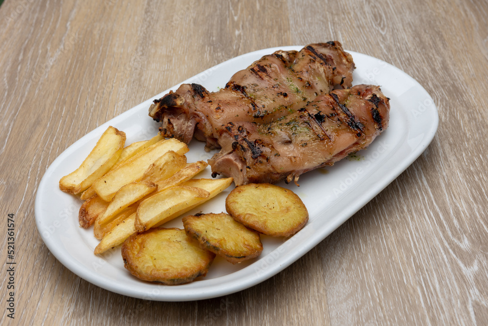 pies de cerdo a la brasa