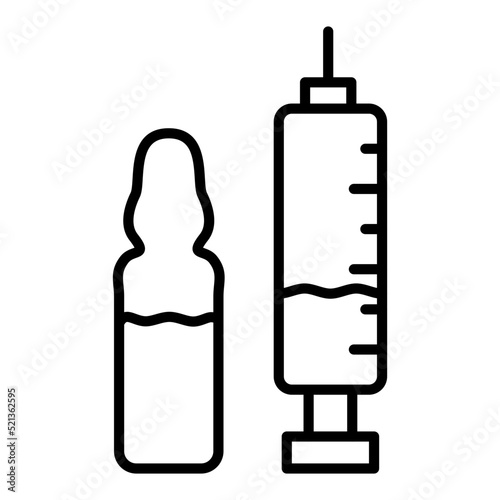 Ampoule Line Icon